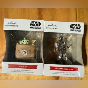 Hallmark Mandalorian Grogu Ornament - Green and Tan